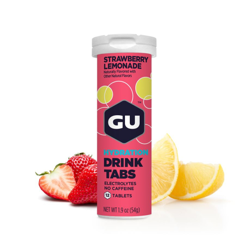 GU Hydration Drink Tabs 54 g Strawberry Hibiscus