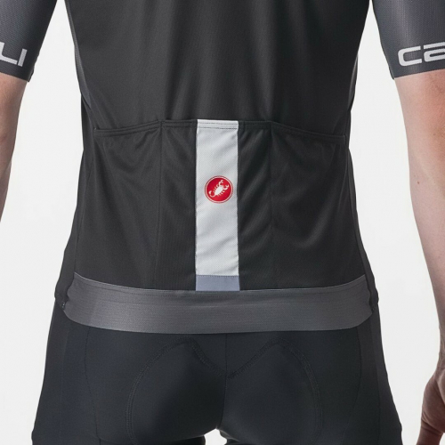 Castelli Entrata VI Jersey Black/Grey